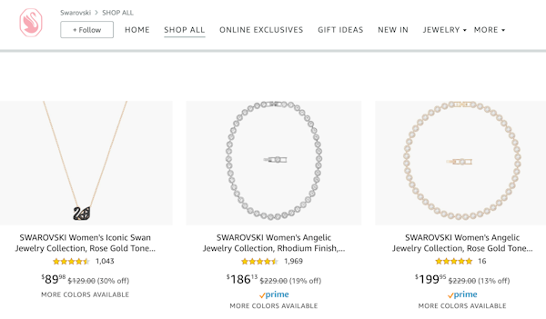 Brand Store Page Brand Store Page