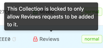 A locked Collection A locked Collection