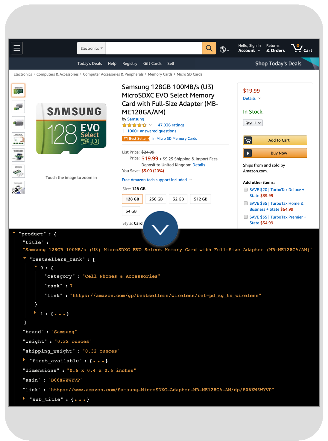 Rainforest API Product Data API