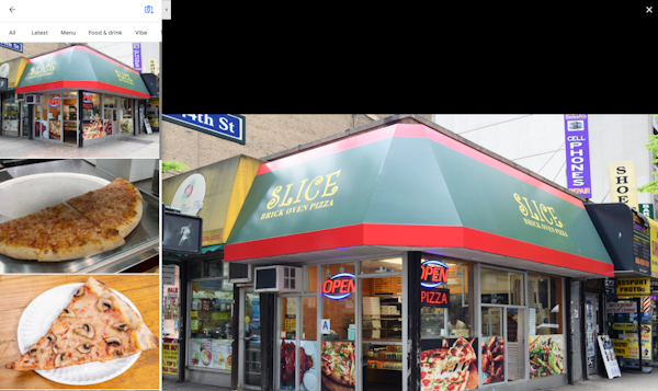 Google Place Photos Results