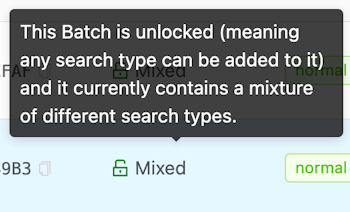 An unlocked Batch An unlocked Batch