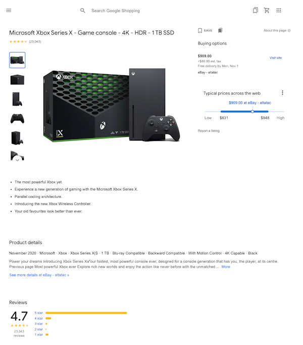 Google Product Results Google Product Results