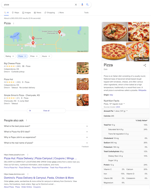 Google Organic Results API - SerpApi